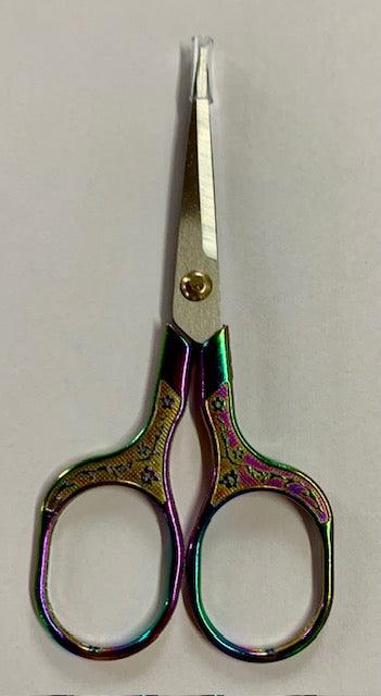 Retro Floral Pattern Scissors - Yarn By The Sea