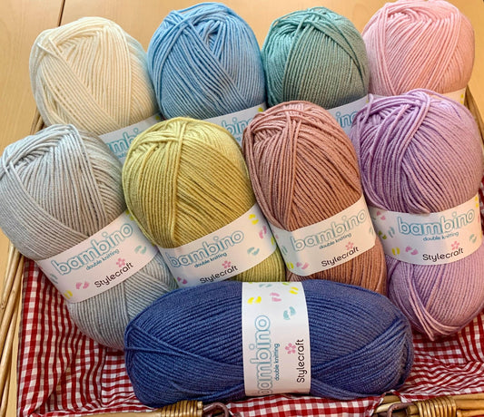 Stylecraft Bambino DK - ALL COLOURS - Knit Crochet - Yarn By The Sea