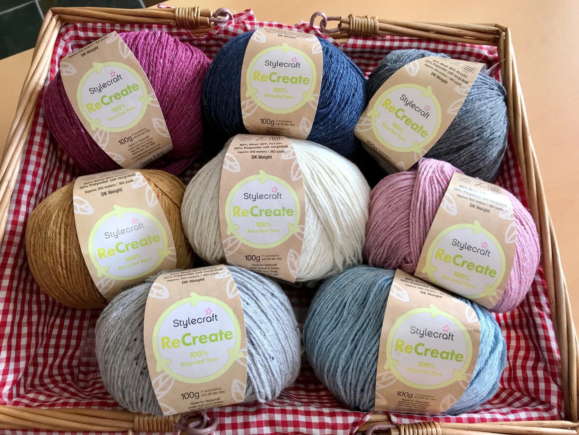 Stylecraft ReCreate 100% recycled eco friendly yarn 100g - Yarn By The Sea