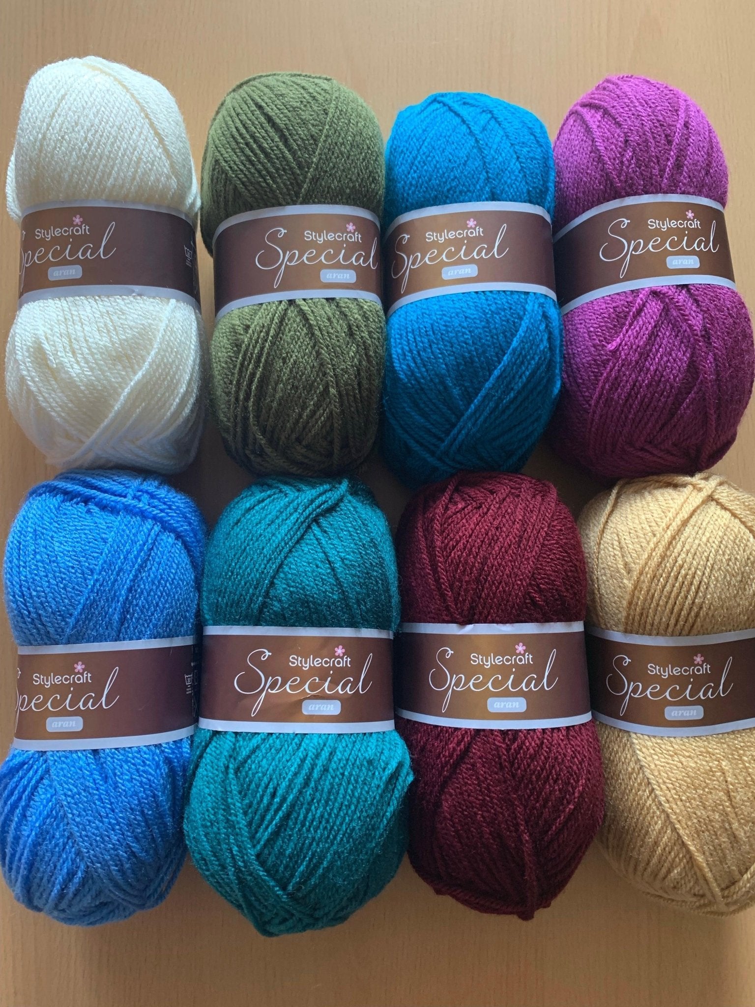 Stylecraft Special Aran - All Colours - 100g - Premium Acrylic Crochet Knit - Yarn By The Sea