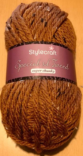 Stylecraft Special XL Tweed Super Chunky - ALL COLOURS - Knit Crochet - Yarn By The Sea