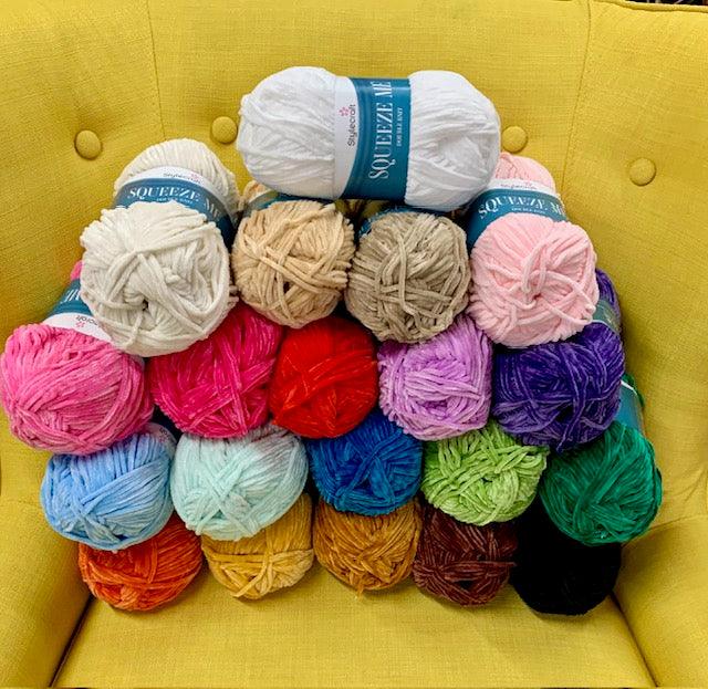 Stylecraft Squeeze Me 100g - All Colours - Yarn By The Sea